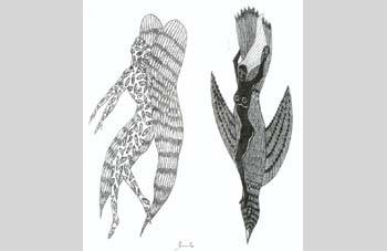 Inauguran la exposición de pinturas y dibujos