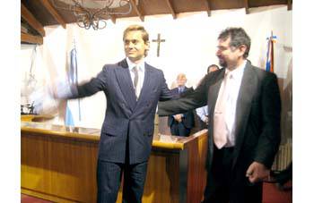 Sciurano le reclamó a Garramuño listado de contratados e informe del Tesoro