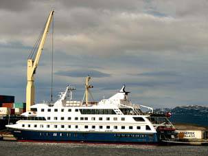 Comenzó la temporada de turismo marítimo en Ushuaia