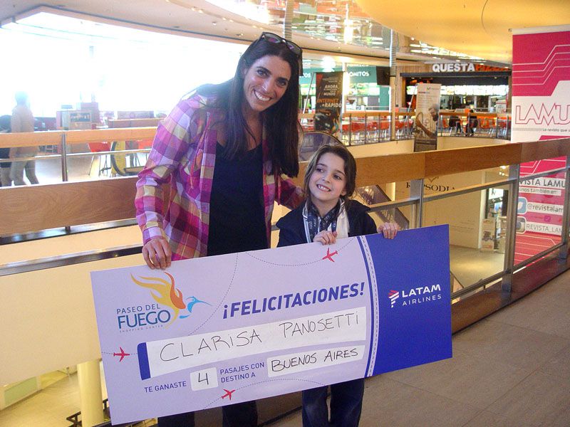 El Paseo del Fuego sorteó pasajes y estadía para 4 personas en Buenos Aires