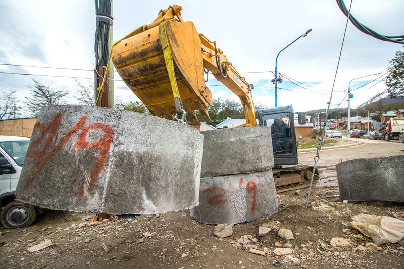 Se iniciaron las obras de cloacas y apertura de calles en los macizos K y D