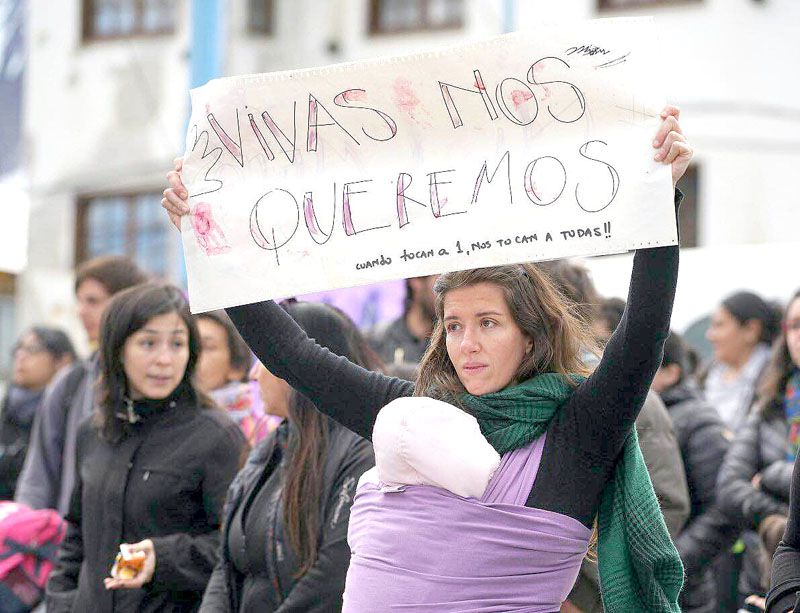 Ushuaia se sumó al reclamo contra la violencia de género y los ... - El Diario del Fin del Mundo