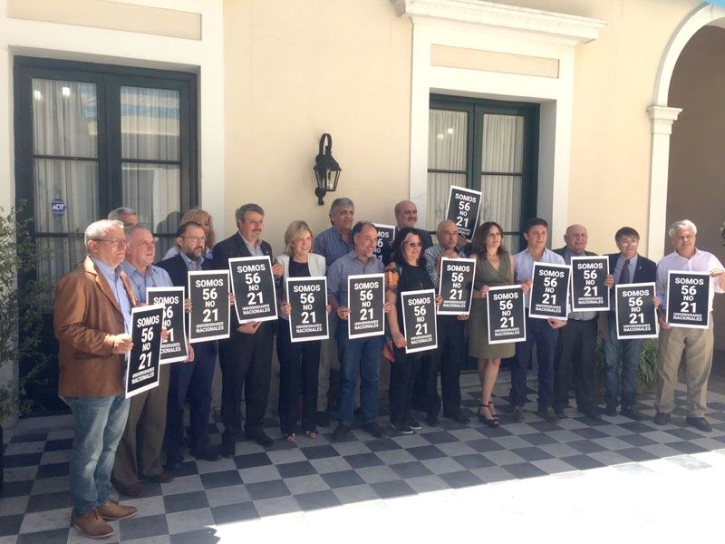 La UNTDF reclamó en Buenos Aires la inclusión al refuerzo presupuestario de todas las Universidades