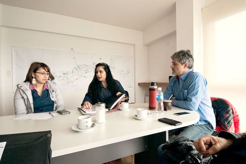 Romano se reunió con miembros de la Cooperativa Renacer