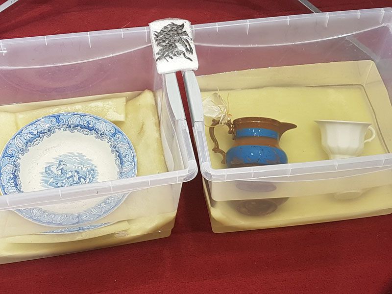 Confirmaron la recuperación de vasijas y otras piezas de un naufragio en Península Mitre