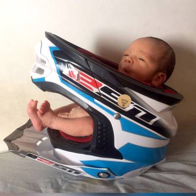 ¡¡No tenés casco Dante!!