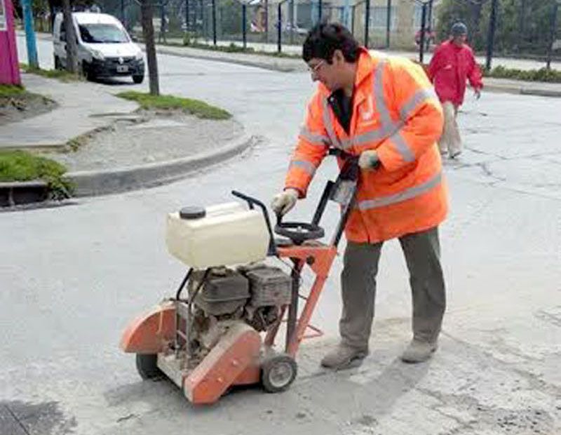 Preparan la calle Fuegia Basket para su reparación