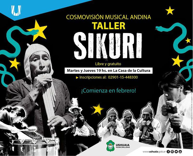 Dictarán un taller de sikuri en Ushuaia 