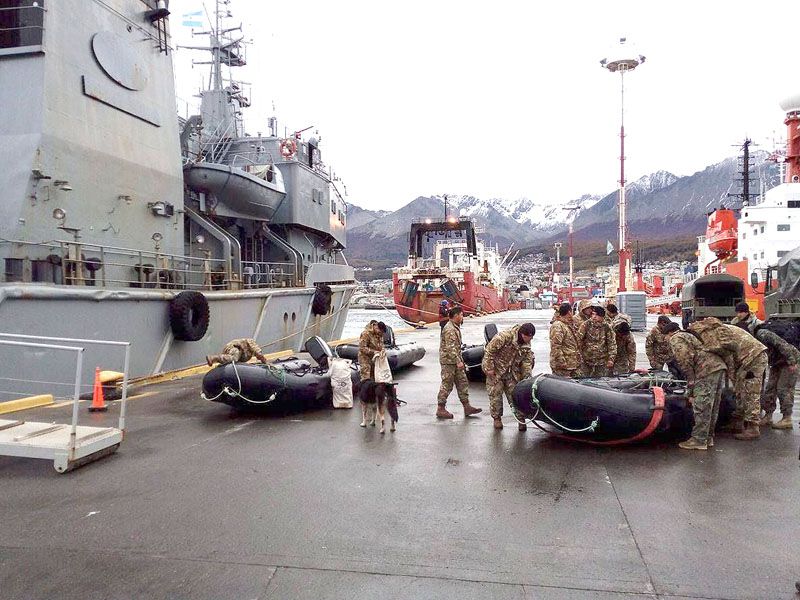 Zarpó desde Ushuaia el buque de la Armada “Islas Malvinas”