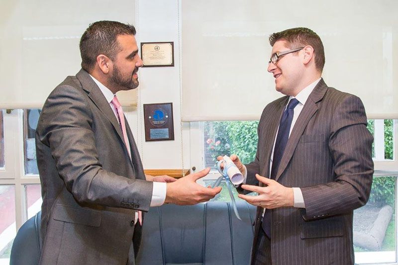 Vuoto recibió al Cónsul General de Italia