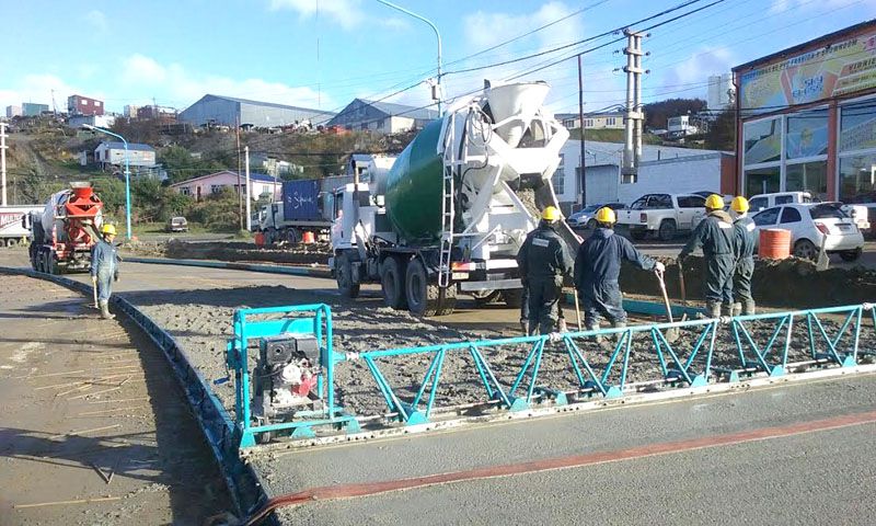 Continúan la obra pública en Ushuaia 