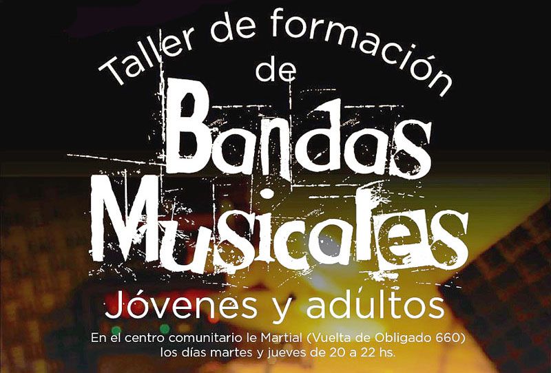 La Municipalidad de Ushuaia dictará un taller de formación de bandas musicales