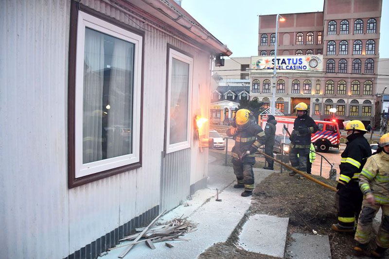 Principio de incendio en la Fiscalía Federal