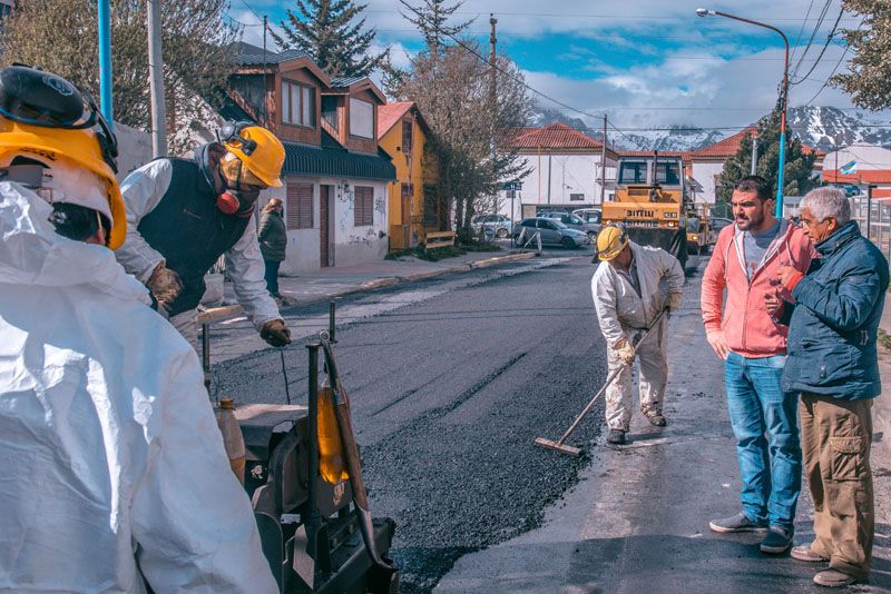 Vuoto recorrió obras viales