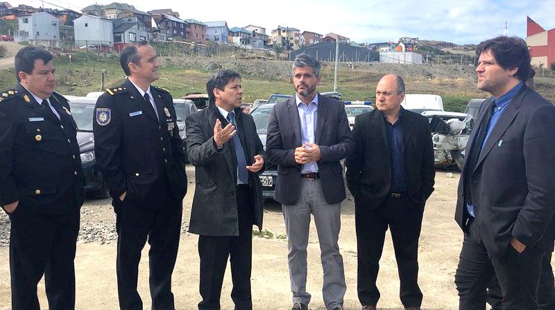 Concejales recorrieron los predios que se prevé afectar para la Policía Provincial