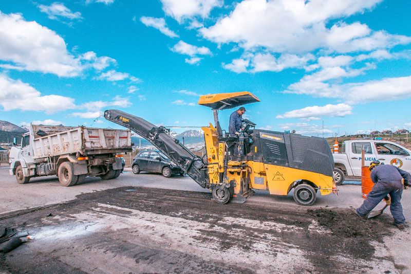 Sigue el hormigonado de Perito Moreno y se iniciaron los trabajos en avenida Maipú