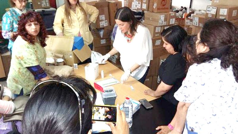 Capacitación en testeo rápido de VIH