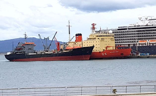 El Irízar está en Ushuaia tras haber abastecido el 60% de las bases antárticas