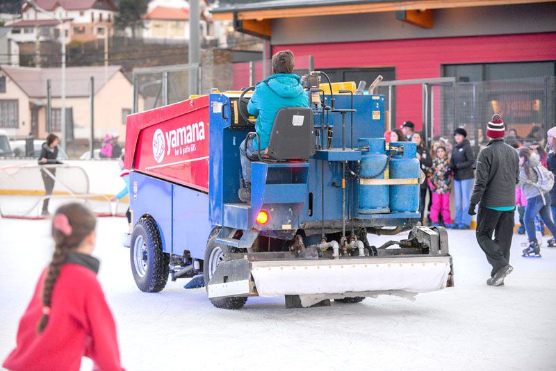 Temporada 2018: Se presentó una pulidora de hielo única en Sudamérica