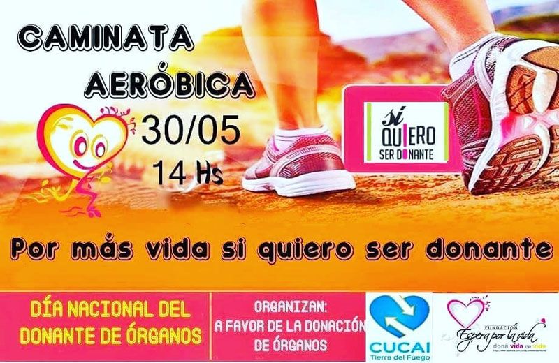 Caminata Aeróbica para promover la donación de órganos