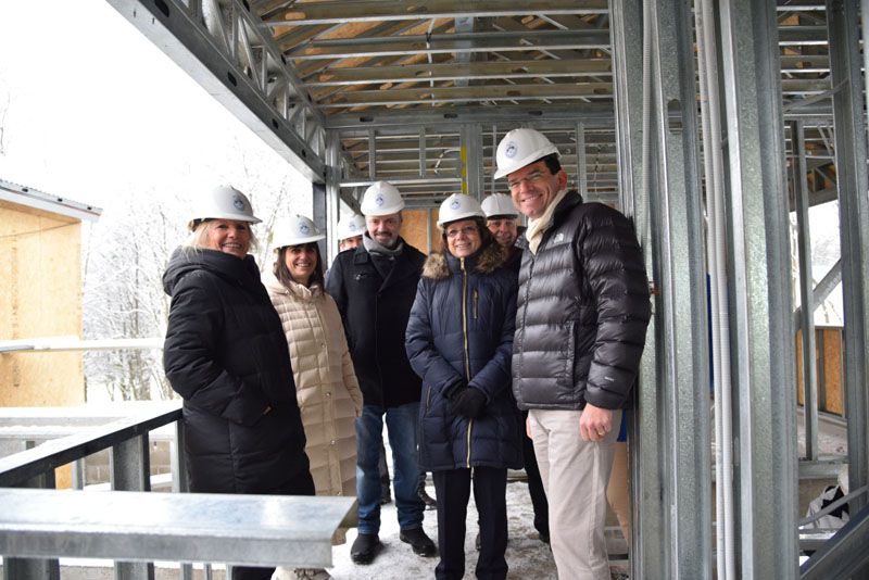 Jueces del Superior Tribunal recorrieron la obra de la Nueva Casa de Justicia de Tolhuin