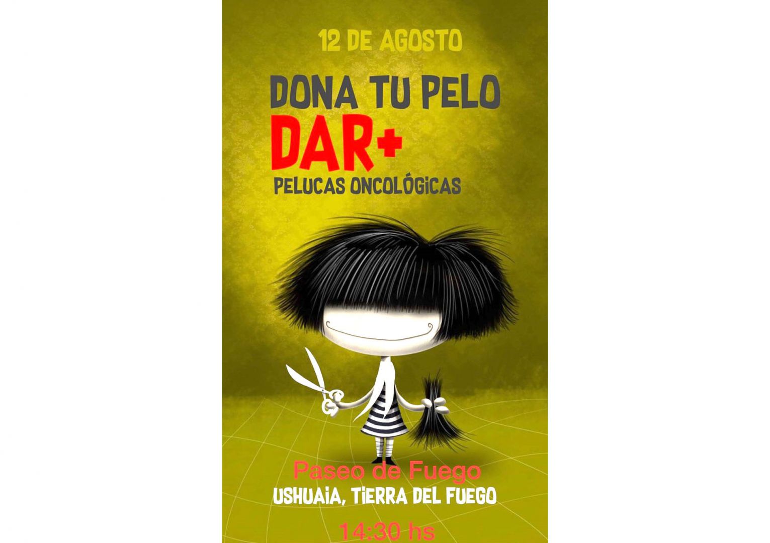 Realizarán una Jornada de Corte Masivo de pelo para pelucas oncológicas