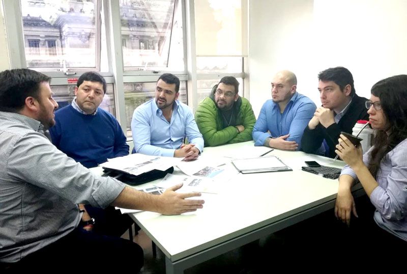 El Intendente de Ushuaia se reunió con referentes gremiales fueguinos
