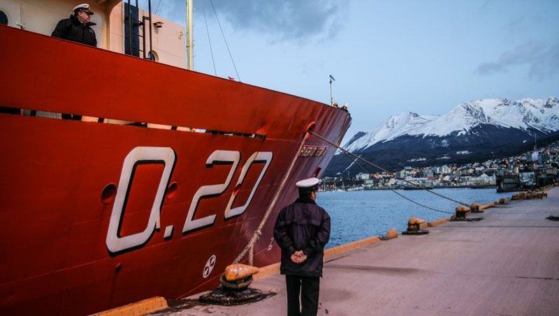 El Buque Oceanográfico ARA “Puerto Deseado” zarpó rumbo a aguas australes