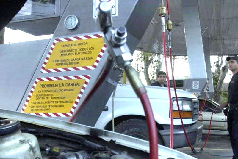 En Tierra del Fuego se redujo la cantidad de vehículo con GNC