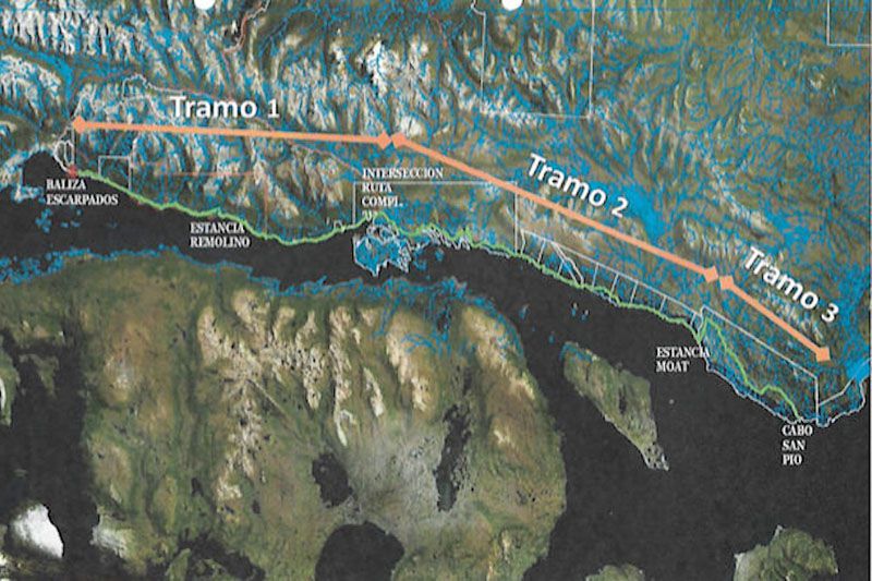 Está el estudio de impacto ambiental del Corredor del Beagle