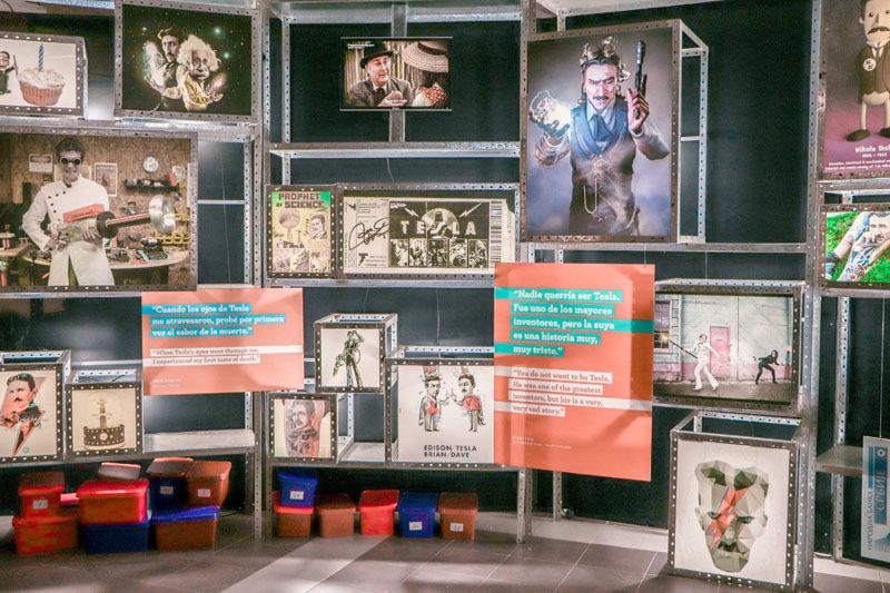Muestra sobre Nikola Tesla en la Casa de la Cultura de Ushuaia