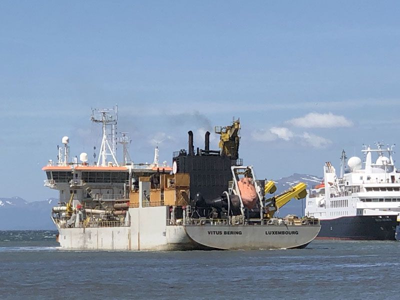 Terminó con éxito la obra del dragado del puerto