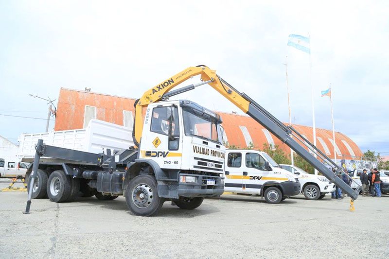 Desde la DPV consideran histórica la inversión en maquinaria vial