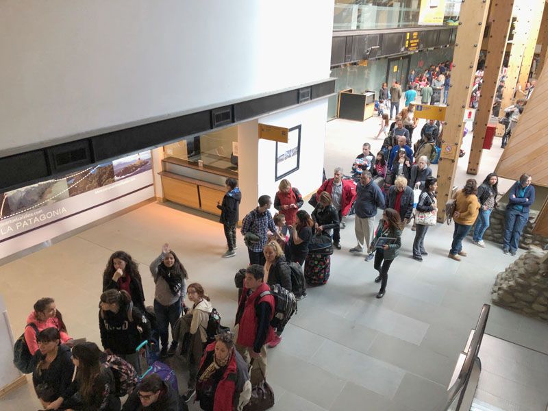 El aeropuerto de Ushuaia registró menos pasajeros 