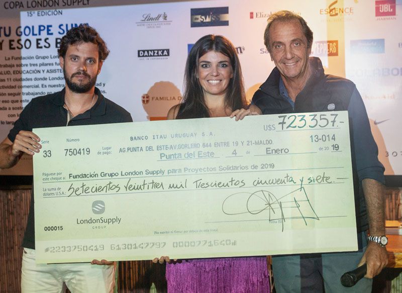 Más de $27 millones de pesos recaudados en el torneo de golf solidario de London Supply Group