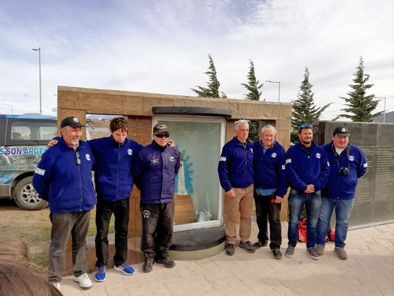 La expedición del velero Galileo volvió a traer a Ushuaia la imagen de la Virgen de Malvinas