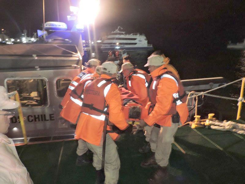 No tenía apendicitis el turista alemán evacuado de un crucero que viajaba a la Antártida