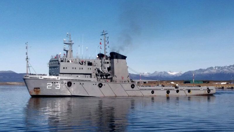 El aviso ARA “Bahía Agradable” arribará a Ushuaia