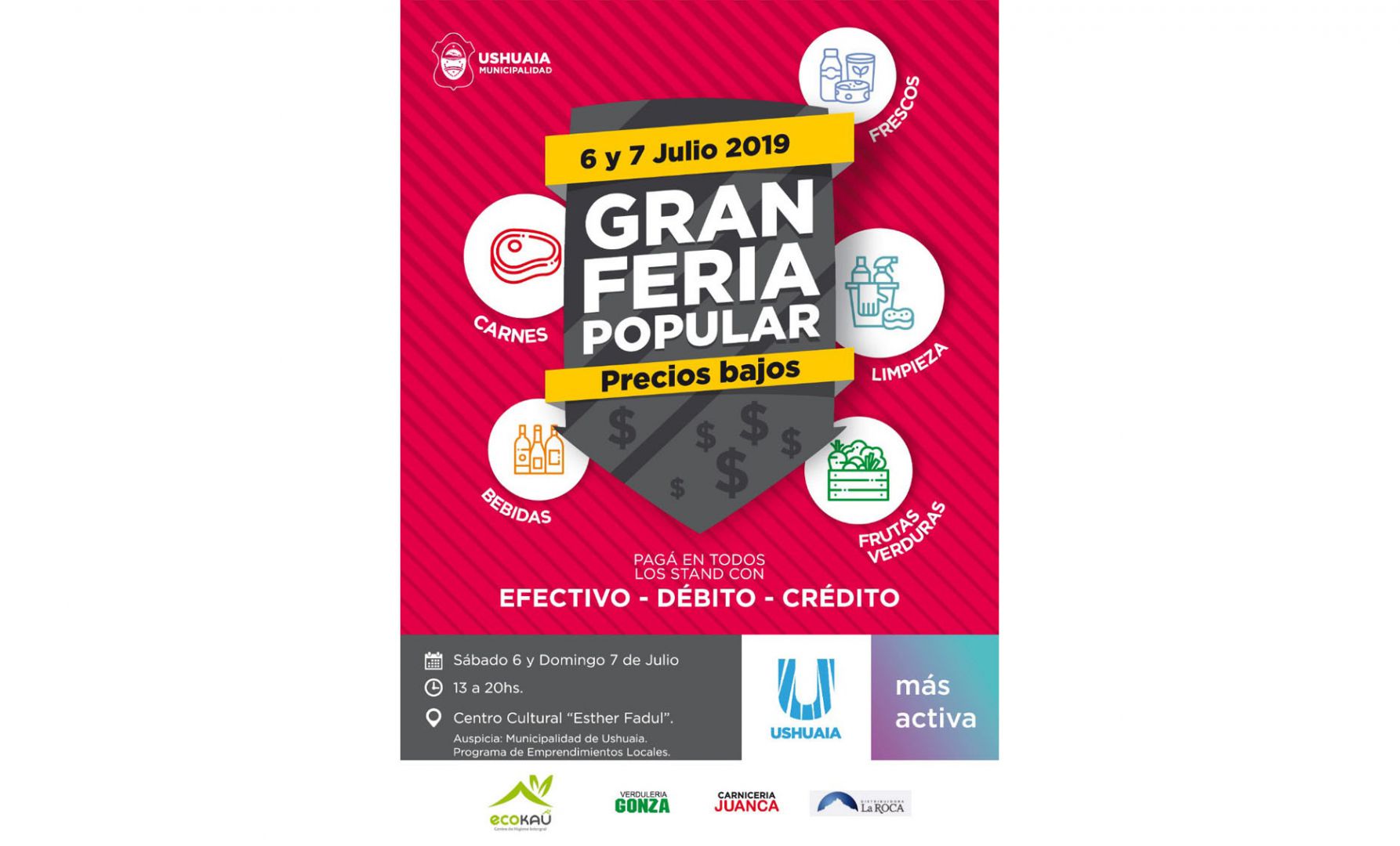 En el Centro Cultural Fadul habrá una feria municipal con precios populares