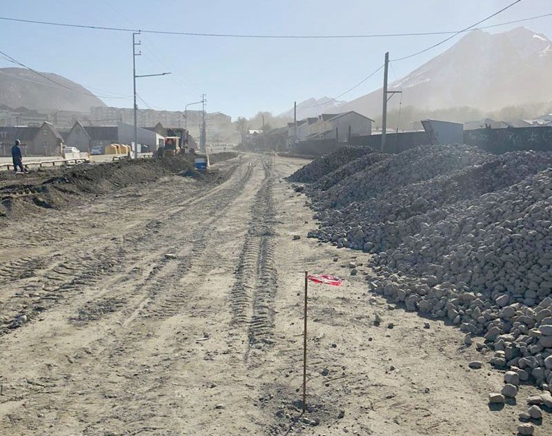 Retomaron las obras en la calle De la Estancia