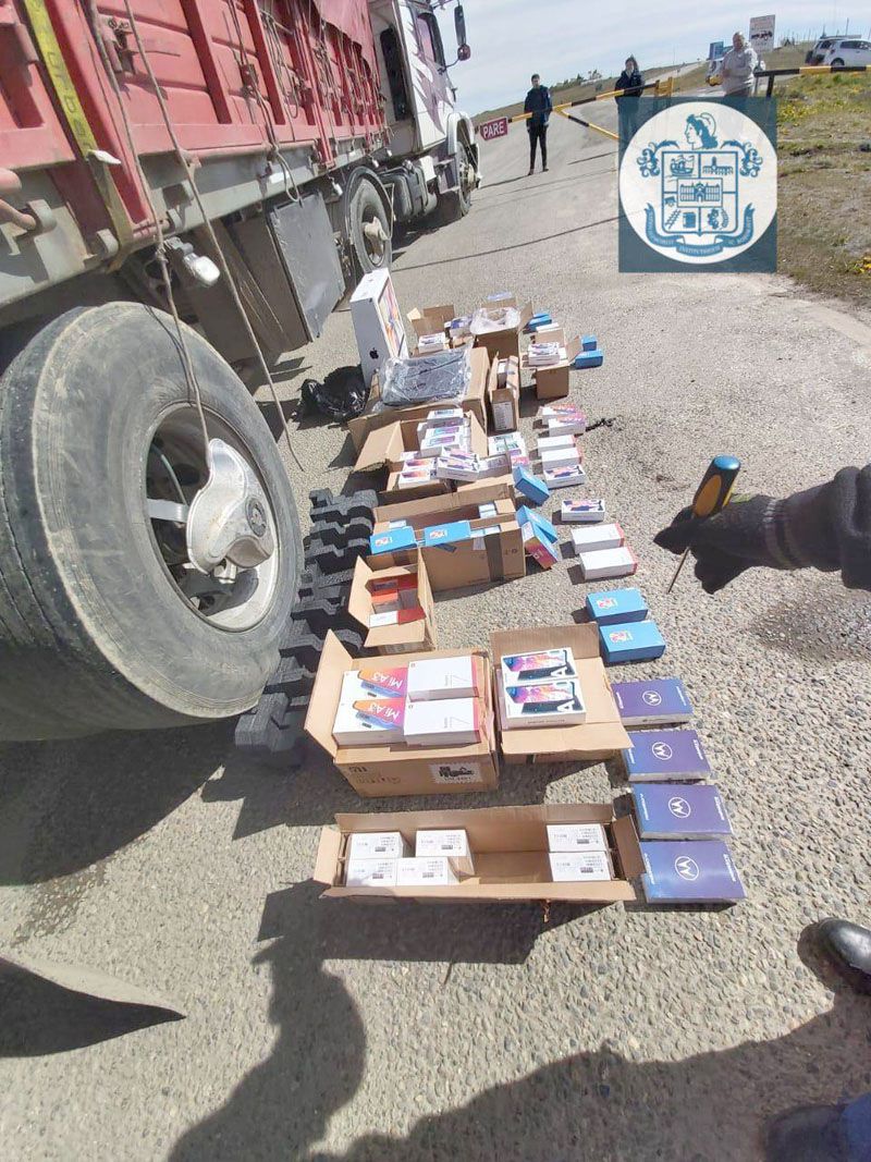 Millonario contrabando en un transporte de cargas que salió de Río Grande - El Diario del Fin del Mundo