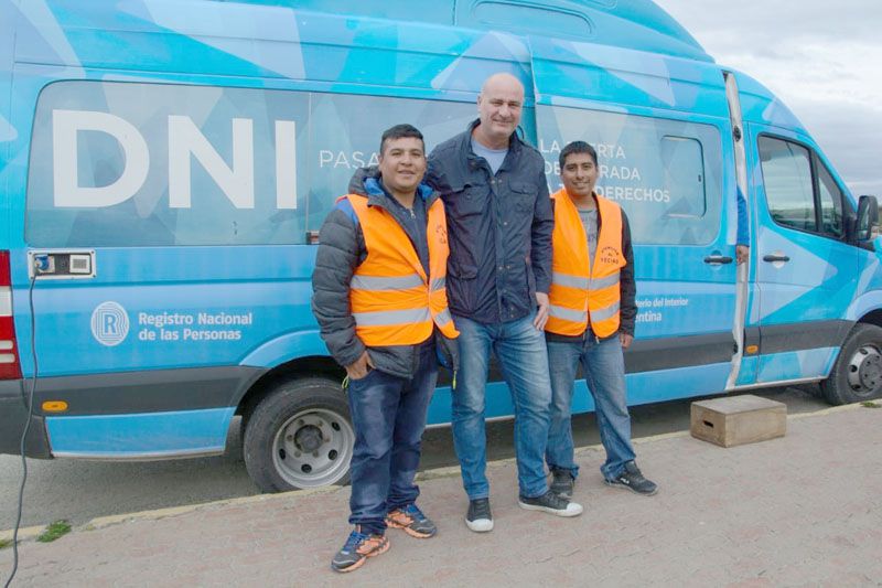 La unidad móvil del RENAPER se traslada al barrio Río Pipo