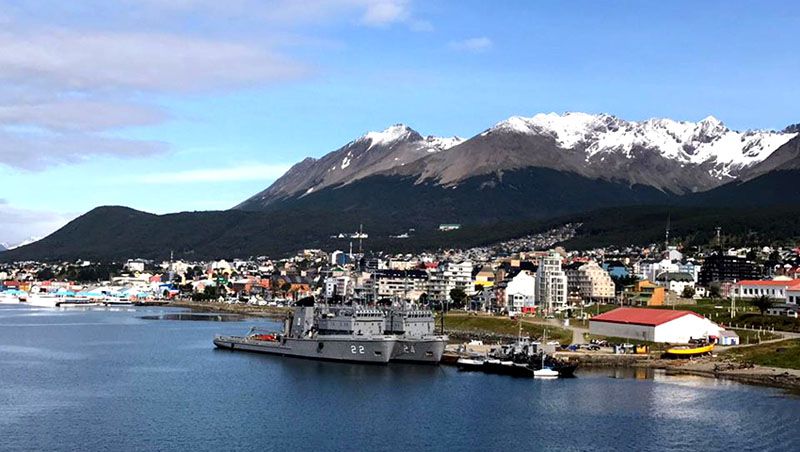 El aviso ARA “Islas Malvinas” inició ayer la tercera etapa