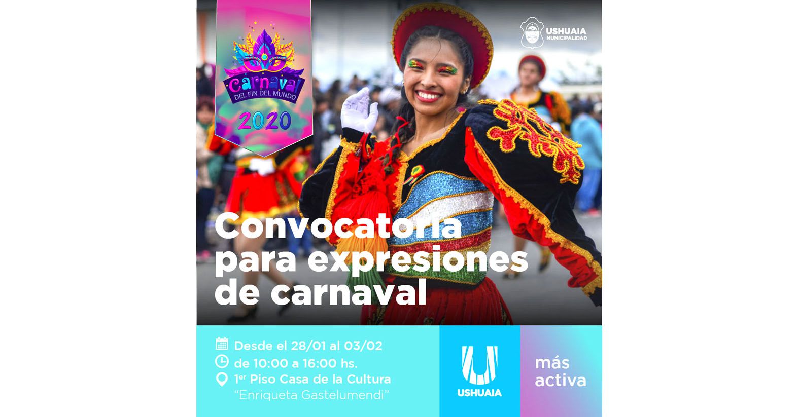 Convocan a para participar del ‘Carnaval del Fin del Mundo 2020’