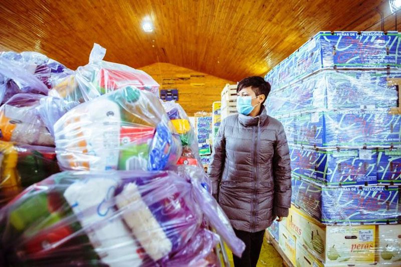 Continúa la entrega de módulos alimentarios escolares a domicilio