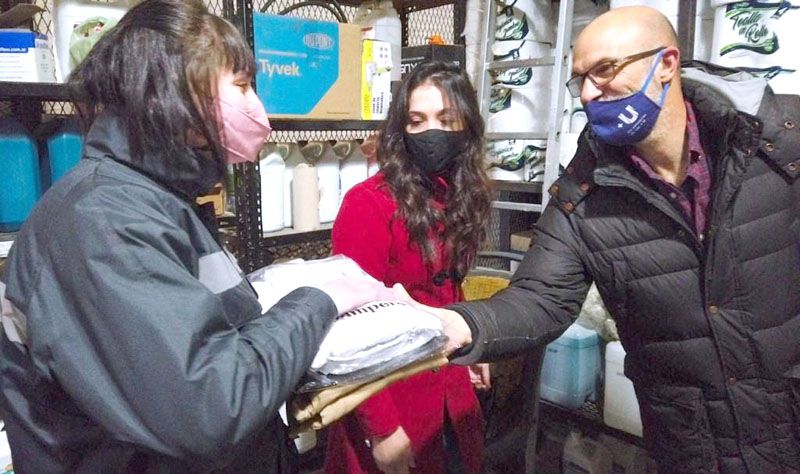 UISE Entregó indumentaria a personal del transporte público de colectivos 