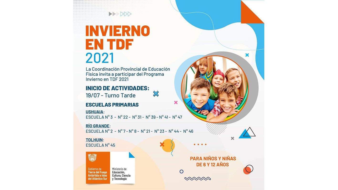 Educación llevará adelante el programa provincial ‘Invierno en TDF’