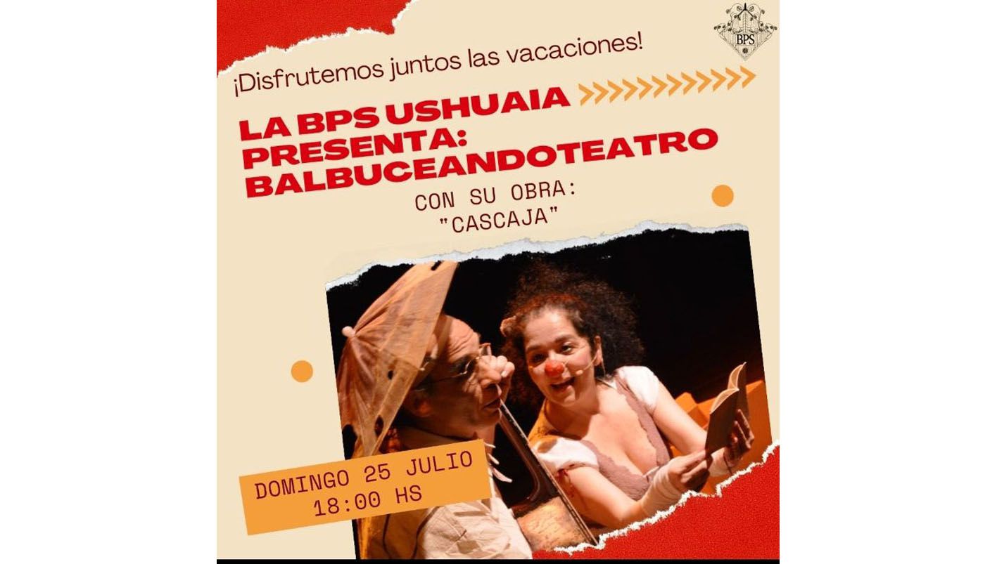 La Biblioteca Popular Sarmiento presenta el espectáculo ‘Cascaja’ de Balbuceandoteatro