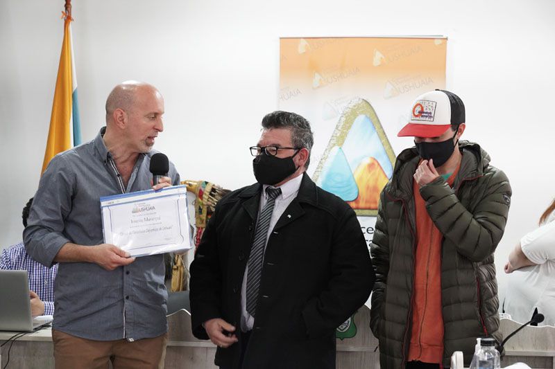 El Concejo Deliberante de Ushuaia entregó una distinción a periodistas deportivos