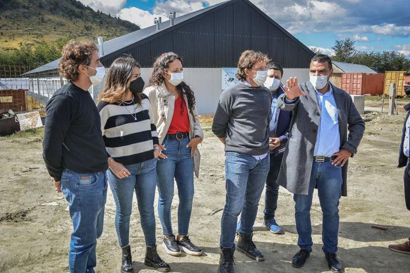 Vuoto recorrió los avances de la obra del Centro de Primera Infancia 
